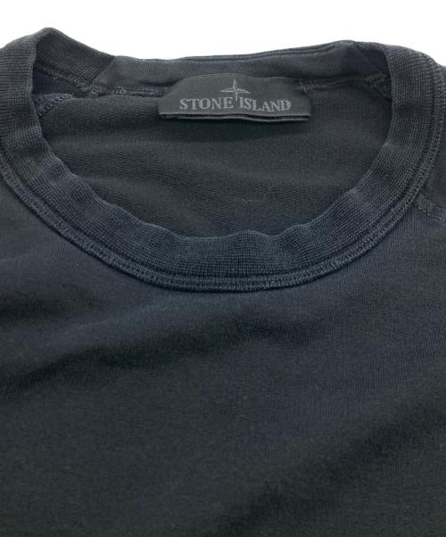 STONE ISLAND（ストーンアイランド）STONE ISLAND (ストーンアイランド) ワッペンスウェット ブラック サイズ:Lの古着・服飾アイテム