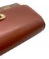 中古・古着 COACH (コーチ) Colorblock Coated Canvas Signature Half Flap Card Case ブラウン：10000円