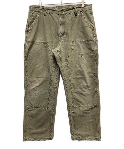 CarHartt（カーハート）CarHartt (カーハート) ダブルニーパンツ グレー サイズ:36×32の古着・服飾アイテム