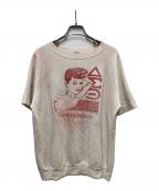 ArteXアルテックス）の古着「70-80sラグランショートスリーブスウェット」｜ホワイト