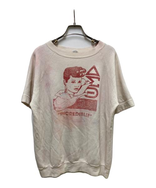 ArteX（アルテックス）ArteX (アルテックス) 70-80sラグランショートスリーブスウェット ホワイト サイズ:Lの古着・服飾アイテム
