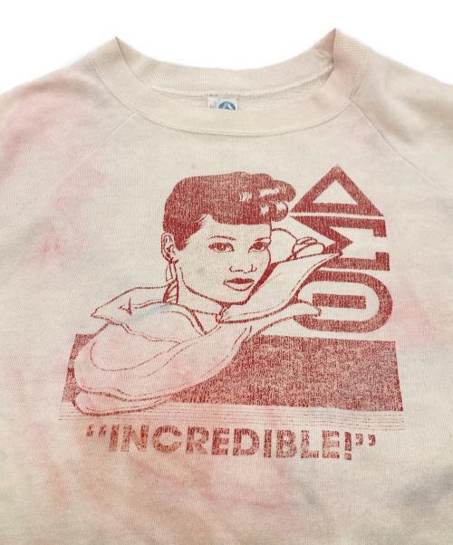ArteX（アルテックス）ArteX (アルテックス) 70-80sラグランショートスリーブスウェット ホワイト サイズ:Lの古着・服飾アイテム
