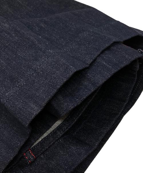 Salvatore Ferragamo（サルヴァトーレ フェラガモ）Salvatore Ferragamo (サルヴァトーレ フェラガモ) デニムkプリーツスカート/Denim pleated skirt インディゴ サイズ:38の古着・服飾アイテム