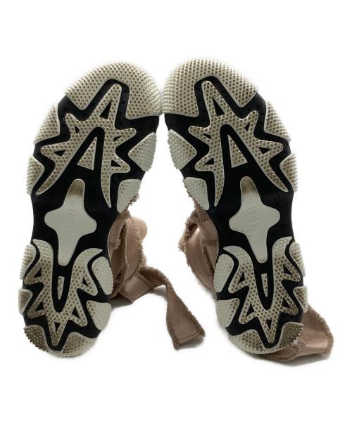 RED VALENTINO（レッドヴァレンティノ）RED VALENTINO (レッドヴァレンティノ) レースアップソックススニーカー ピンク サイズ:SIZE37の古着・服飾アイテム