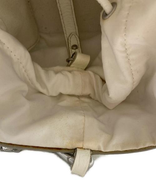 Maison Margiela（メゾンマルジェラ）Maison Margiela (メゾンマルジェラ) 5AC バケットバッグ ベージュの古着・服飾アイテム
