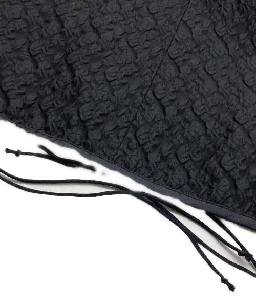 Adam et Rope（アダム エ ロペ）Adam et Rope (アダム エ ロペ) ジャガードコンビギャザートップス ブラック サイズ:	SIZE Free 未使用品の古着・服飾アイテム