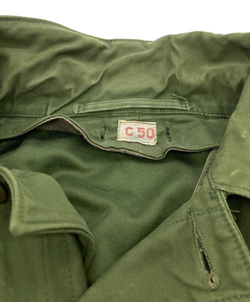 Swedish Army（スウェーデン軍）SWEDISH ARMY (スウェーデン軍) M-59 FIELD COAT C50 オリーブ サイズ:不明の古着・服飾アイテム