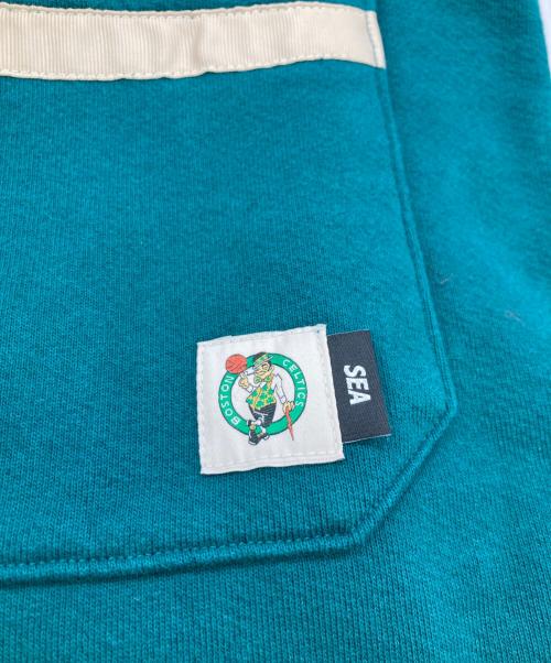 NBA（エヌビーエー）NBA (エヌビーエー) WIND AND SEA (ウィンダンシー) NBA Sweat Tearaway Pants グリーン サイズ:XLの古着・服飾アイテム