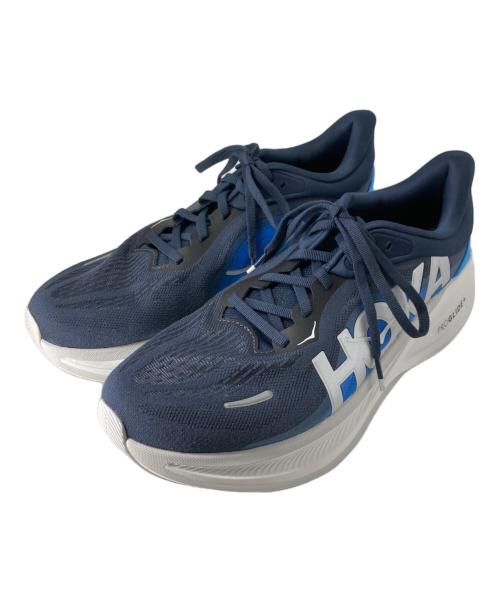 HOKAONEONE（ホカオネオネ）HOKAONEONE (ホカオネオネ) CLIFTON PRO ネイビー×ホワイト サイズ:27cmの古着・服飾アイテム