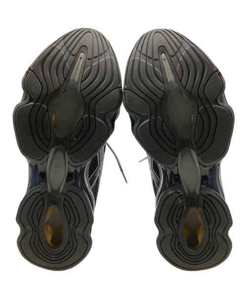 asics（アシックス）asics (アシックス) gel-kinetic 2.0 ブラック×グレー サイズ:28cmの古着・服飾アイテム