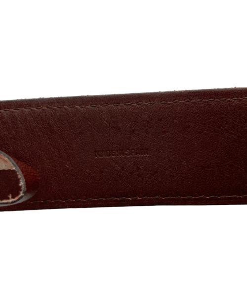 Cartier（カルティエ）Cartier (カルティエ) レザーベルト バーガンディー サイズ:SIZE 56-64の古着・服飾アイテム