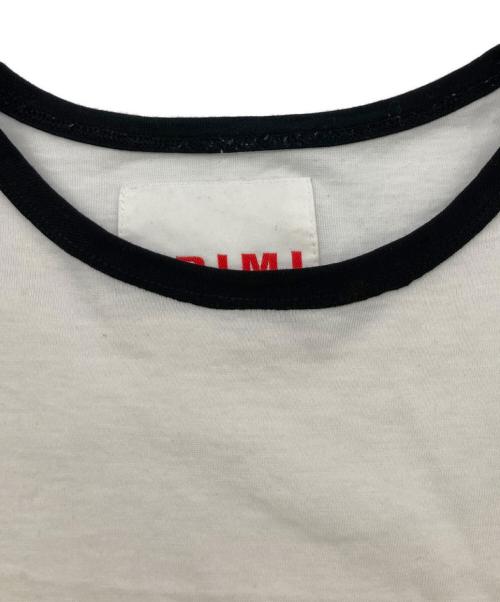 ORIMI（オリミ）ORIMI (オリミ) リンガーTシャツ ホワイト サイズ:Free(実寸参照）の古着・服飾アイテム