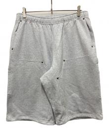 BEAMS（ビームス）の古着「Double Knee Sweat Shorts」｜グレー