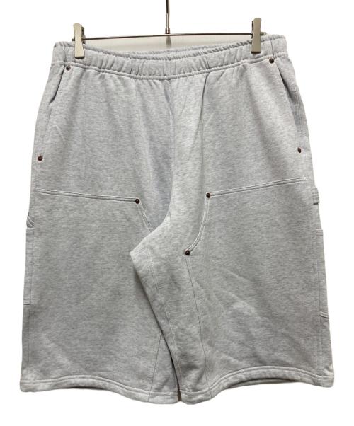 BEAMS（ビームス）BEAMS (ビームス) Double Knee Sweat Shorts グレー サイズ:Lの古着・服飾アイテム
