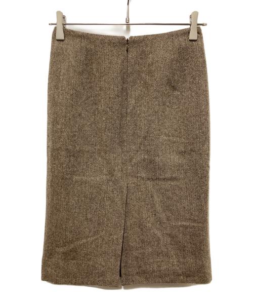 Vivienne Westwood RED LABEL（ヴィヴィアンウエストウッドレッドレーベル）Vivienne Westwood RED LABEL (ヴィヴィアンウエストウッドレッドレーベル) ツイードスカート ブラウン サイズ:２の古着・服飾アイテム