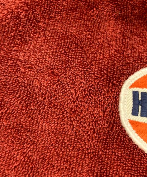 Hysteric Glamour（ヒステリックグラマー）Hysteric Glamour (ヒステリックグラマー) バイカラーパイルフーディ レッド×ブルー サイズ:Free(実寸参照）の古着・服飾アイテム