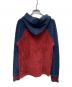 Hysteric Glamour (ヒステリックグラマー) バイカラーパイルフーディ レッド×ブルー サイズ:Free(実寸参照）：8000円