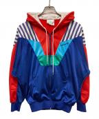 adidasアディダス）の古着「80s トラックパーカー」｜レッド×ネイビー