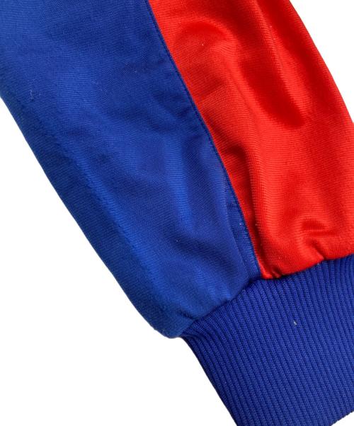 adidas（アディダス）adidas (アディダス) 80s トラックパーカー レッド×ネイビー サイズ:４の古着・服飾アイテム