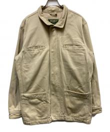 Eddie Bauer（エディーバウアー）の古着「コットンツイルワークジャケット」｜ベージュ
