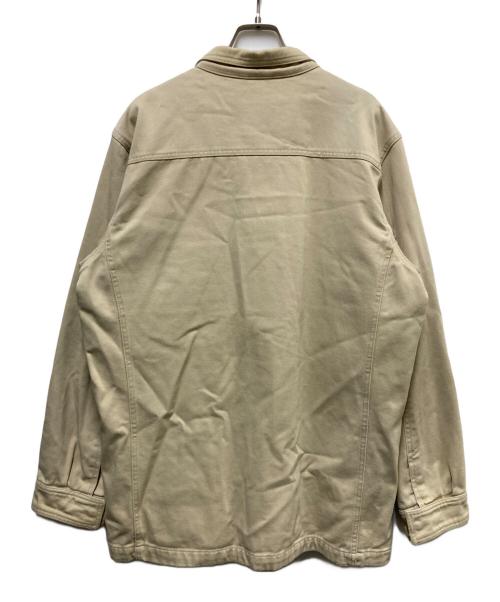 Eddie Bauer（エディーバウアー）Eddie Bauer (エディーバウアー) コットンツイルワークジャケット ベージュ サイズ:Mの古着・服飾アイテム