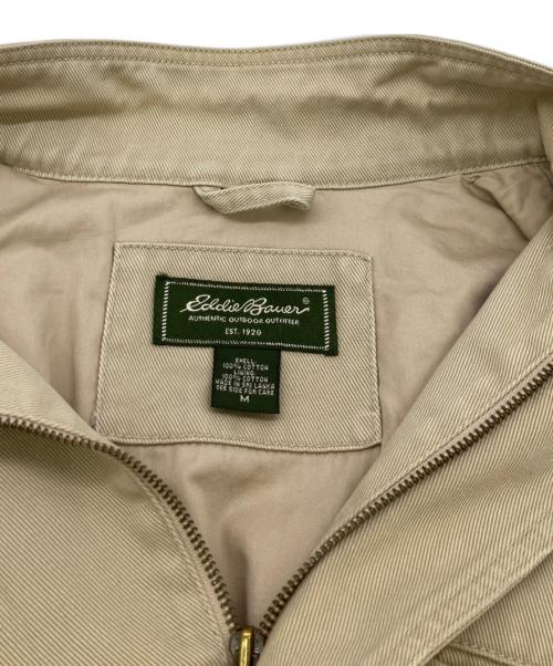 Eddie Bauer（エディーバウアー）Eddie Bauer (エディーバウアー) コットンツイルワークジャケット ベージュ サイズ:Mの古着・服飾アイテム