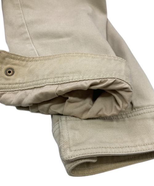 Eddie Bauer（エディーバウアー）Eddie Bauer (エディーバウアー) コットンツイルワークジャケット ベージュ サイズ:Mの古着・服飾アイテム