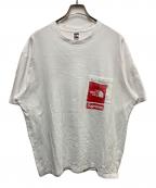SUPREME×THE NORTH FACEシュプリーム×ザ ノース フェイス）の古着「Printed Pocket Tee」｜ホワイト