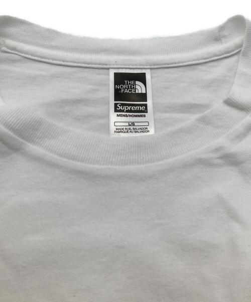 SUPREME（シュプリーム）SUPREME (シュプリーム) THE NORTH FACE (ザ ノース フェイス) Printed Pocket Tee ホワイト サイズ:Lの古着・服飾アイテム