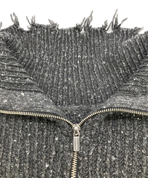 MAISON SPECIAL（メゾンスペシャル）MAISON SPECIAL (メゾンスペシャル) 2way Front Zip Knit Wear グレー サイズ:Freeの古着・服飾アイテム