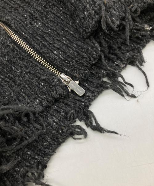MAISON SPECIAL（メゾンスペシャル）MAISON SPECIAL (メゾンスペシャル) 2way Front Zip Knit Wear グレー サイズ:Freeの古着・服飾アイテム
