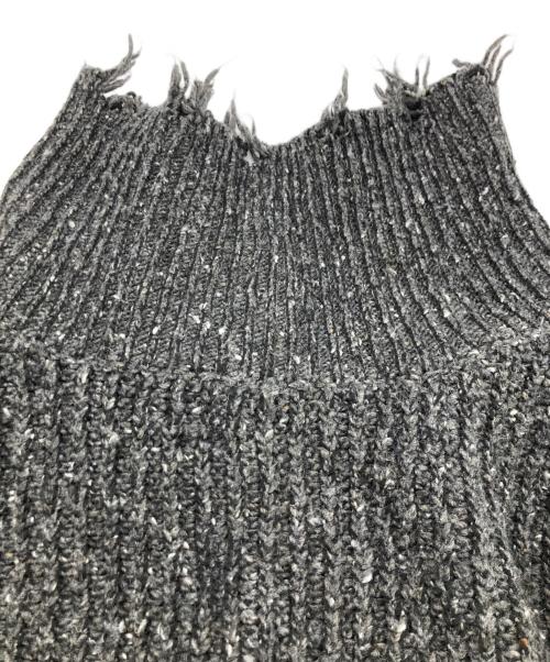 MAISON SPECIAL（メゾンスペシャル）MAISON SPECIAL (メゾンスペシャル) 2way Front Zip Knit Wear グレー サイズ:Freeの古着・服飾アイテム