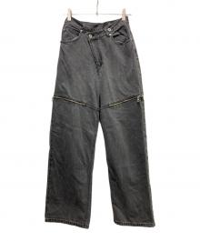 MAISON SPECIAL（メゾンスペシャル）の古着「Side Slash Denim Pants」｜グレー