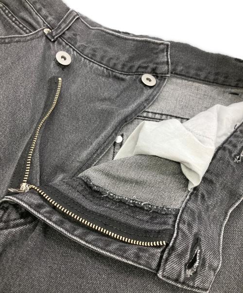 MAISON SPECIAL（メゾンスペシャル）MAISON SPECIAL (メゾンスペシャル) Side Slash Denim Pants グレー サイズ:SIZE 38の古着・服飾アイテム