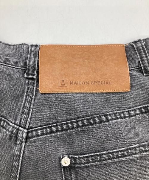 MAISON SPECIAL（メゾンスペシャル）MAISON SPECIAL (メゾンスペシャル) Side Slash Denim Pants グレー サイズ:SIZE 38の古着・服飾アイテム