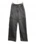 MAISON SPECIAL（メゾンスペシャル）の古着「Side Slash Denim Pants」｜グレー