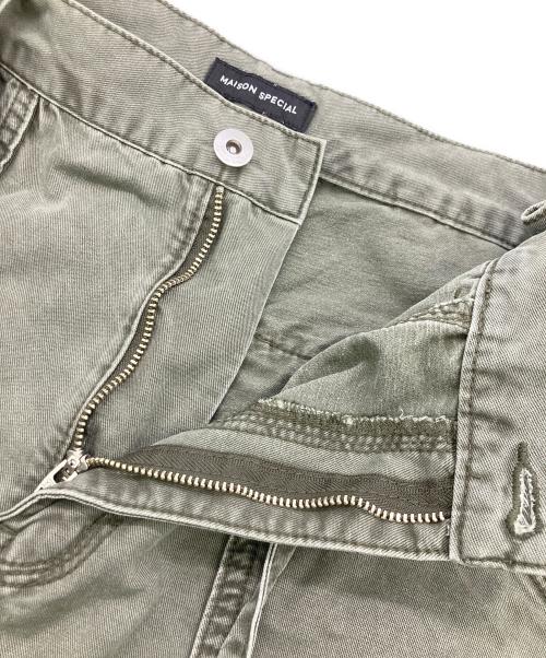 MAISON SPECIAL（メゾンスペシャル）MAISON SPECIAL (メゾンスペシャル) Wash Processing Cargo Pants オリーブ サイズ:36の古着・服飾アイテム