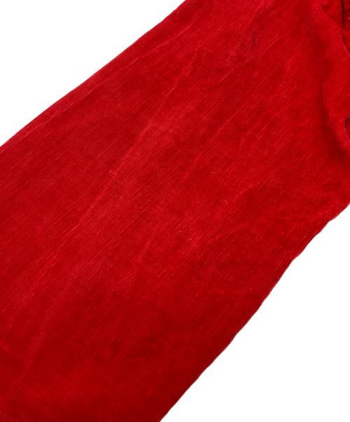 USED（ユーズド）USED (ユーズド) コーデュロイジャケット レッド サイズ:不明(実寸参照）の古着・服飾アイテム