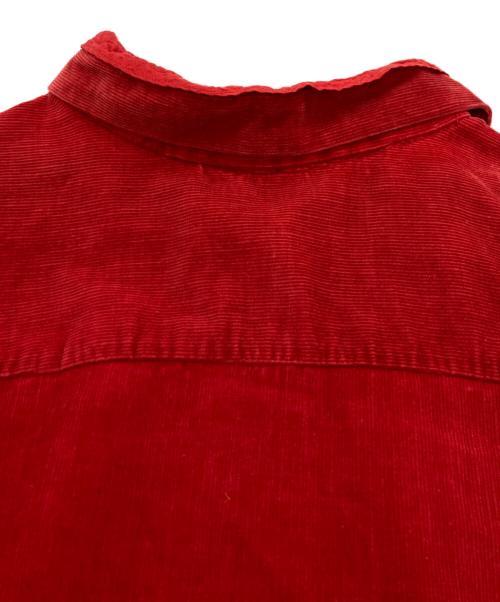 USED（ユーズド）USED (ユーズド) コーデュロイジャケット レッド サイズ:不明(実寸参照）の古着・服飾アイテム