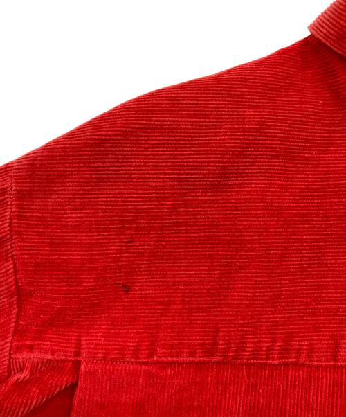 USED（ユーズド）USED (ユーズド) コーデュロイジャケット レッド サイズ:不明(実寸参照）の古着・服飾アイテム