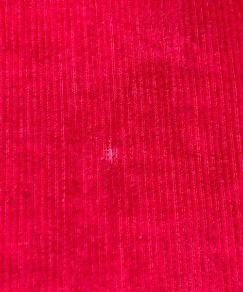 USED（ユーズド）USED (ユーズド) コーデュロイジャケット レッド サイズ:不明(実寸参照）の古着・服飾アイテム
