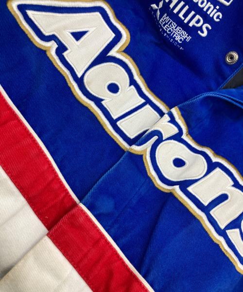 HASE AUTHENTICS（ハセ オーセンティックス）HASE AUTHENTICS (ハセ オーセンティックス) レーシングジャケット ブルー サイズ:Ｌの古着・服飾アイテム