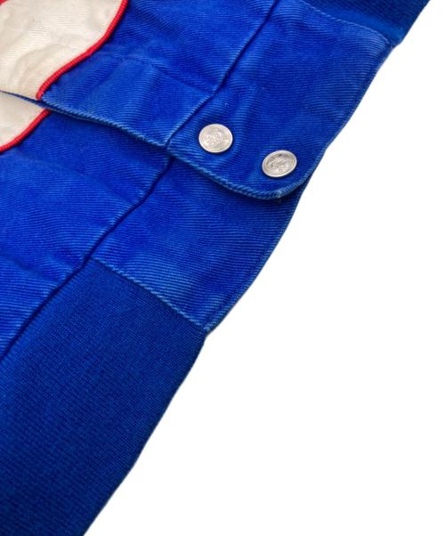 HASE AUTHENTICS（ハセ オーセンティックス）HASE AUTHENTICS (ハセ オーセンティックス) レーシングジャケット ブルー サイズ:Ｌの古着・服飾アイテム