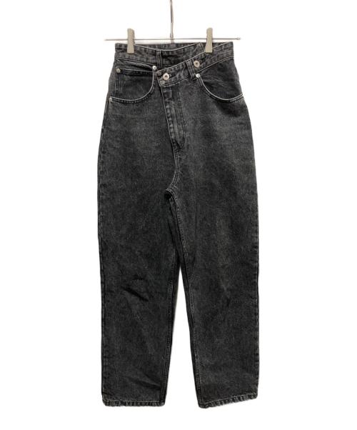 MAISON SPECIAL（メゾンスペシャル）MAISON SPECIAL (メゾンスペシャル) High Waist Cocoon Denim Pants ブラック サイズ:SIZE36の古着・服飾アイテム