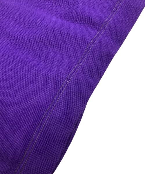 Rugby Ralph Lauren（ラグビーラルフローレン）Rugby Ralph Lauren (ラグビーラルフローレン) レタードカーディガン パープル サイズ:Sの古着・服飾アイテム