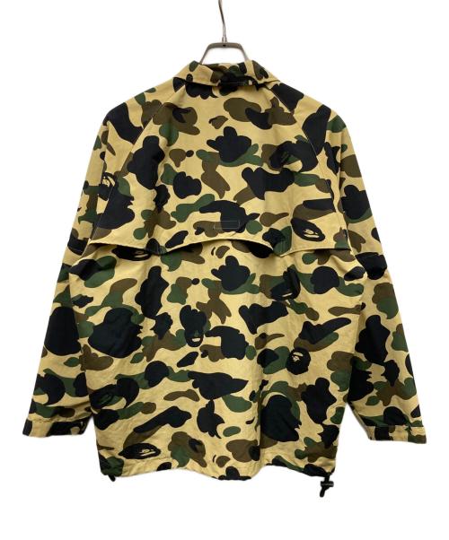 A BATHING APE（アベイシングエイプ）A BATHING APE (アベイシングエイプ) 1ST CAMO デタッチャブルスリーブジャケット ベージュ×グリーン サイズ:Mの古着・服飾アイテム