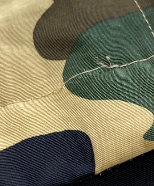 A BATHING APE（アベイシングエイプ）A BATHING APE (アベイシングエイプ) 1ST CAMO デタッチャブルスリーブジャケット ベージュ×グリーン サイズ:Mの古着・服飾アイテム