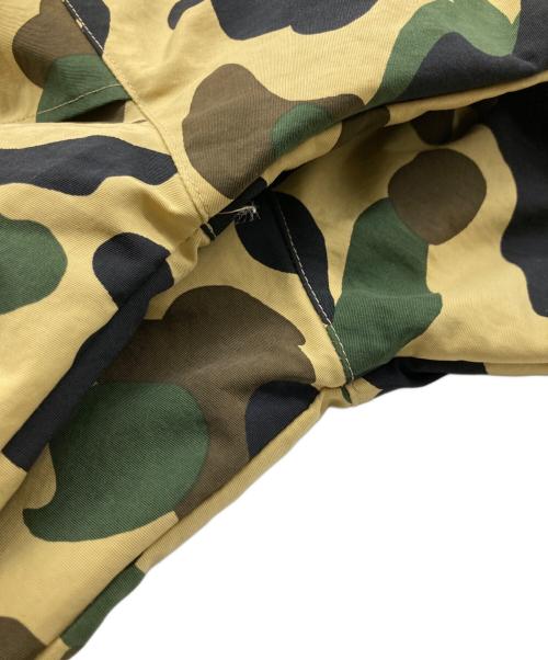 A BATHING APE（アベイシングエイプ）A BATHING APE (アベイシングエイプ) 1ST CAMO デタッチャブルスリーブジャケット ベージュ×グリーン サイズ:Mの古着・服飾アイテム