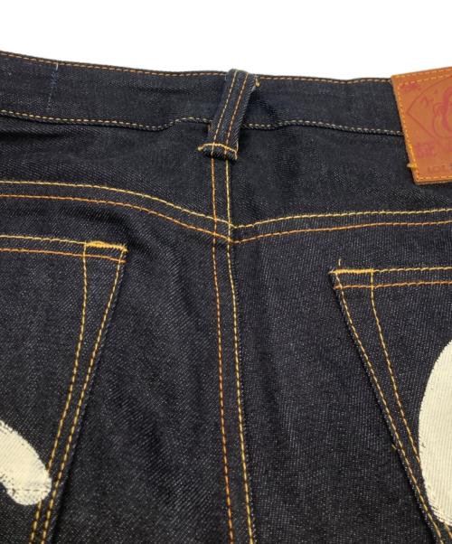 EVISU（エヴィス）EVISU (エヴィス) SEAGULL PRINT POCKETS REGULAR FIT JEANS インディゴ サイズ:31X34の古着・服飾アイテム