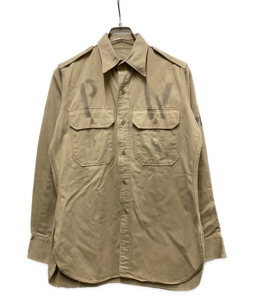 US ARMY（ユーエスアーミー）US ARMY (ユーエスアーミー) Prisoner of War  SHIRT ベージュ サイズ:‐の古着・服飾アイテム